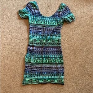 Printed Bodycon Forever 21 Dress